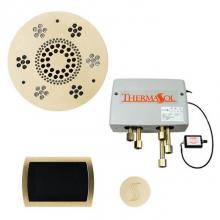 Thermasol TWPSUR-PB - The Total Wellness Package with SignaTouch Trim Upgraded Round Polished Brass