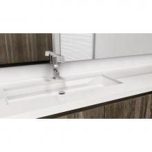 Wet Style VC836U-O-NT-MA - Lav - Cube - 36 X 15 X 4 - Undermount Vessel - Nt O/F - White Matte