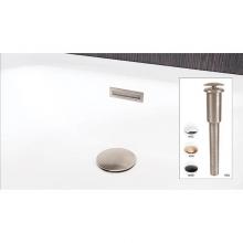 Wet Style DS02RF-BN - Dome Style Lav Drain Without O/F - Bn - Brushed Nickel