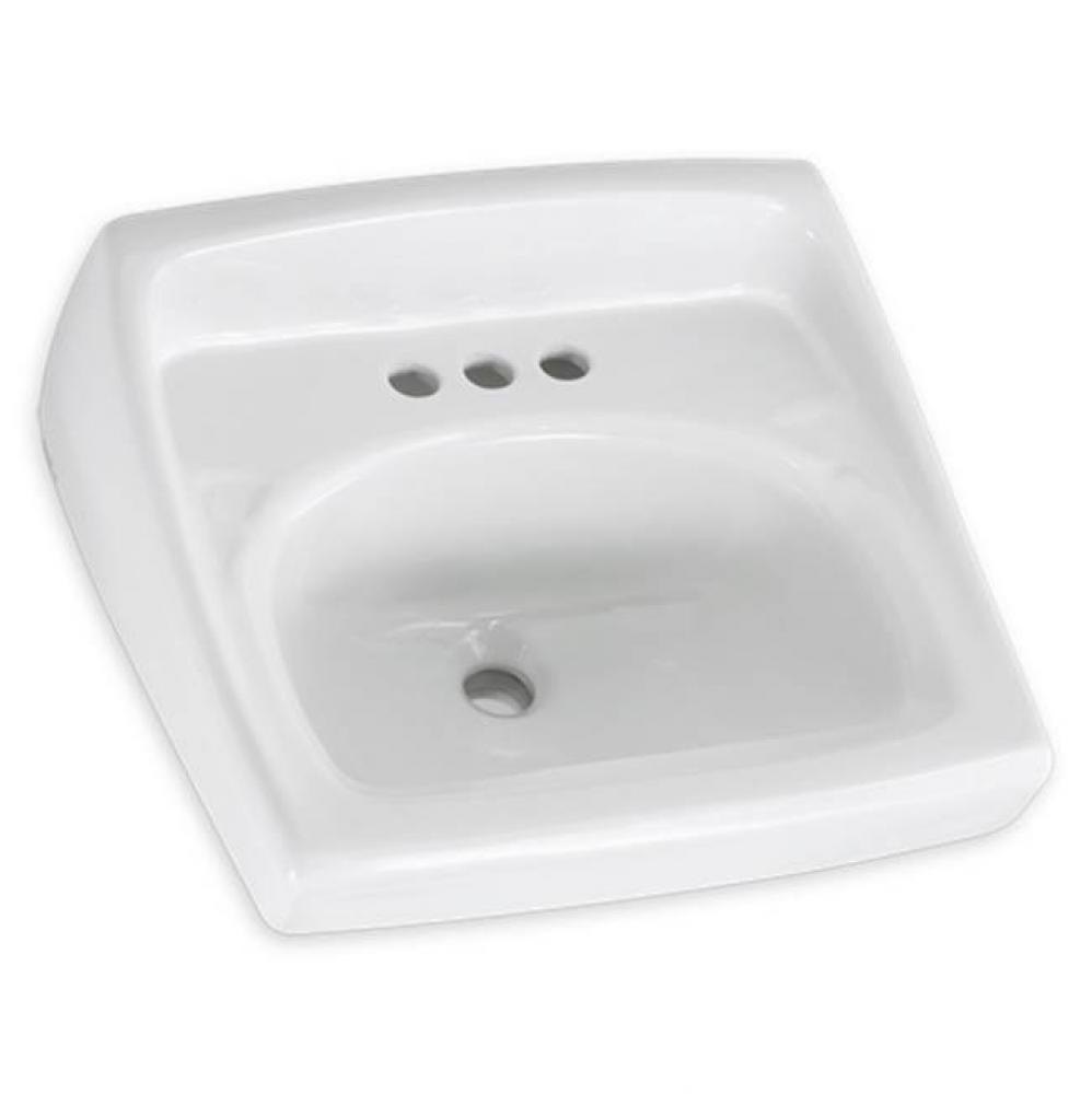 Lucerne Wall-Hung Sink With 8-Inch Widespread