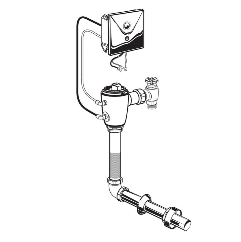 Ultima™ Selectronic Concealed Toilet Flush Valve, Base Model, Piston-Type, 1.28 gpf/4.8 Lpf