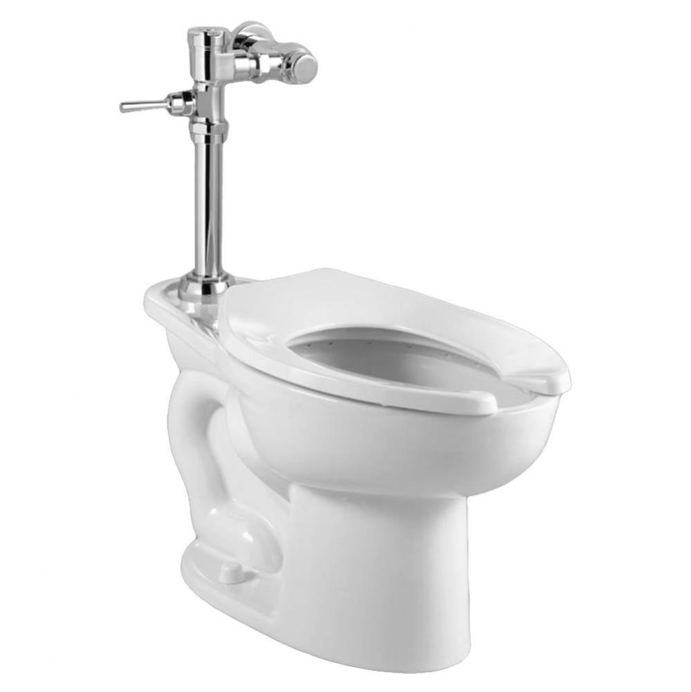 Madera Chair Height EverClean® Toilet System With Manual Piston Flush Valve, 1.6 gpf/6.0 Lpf