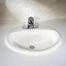 American Standard 0476028USMCA.020 - Aqualyn Drop-In Sink with 4-Inch Centerset Made-in-Mexico