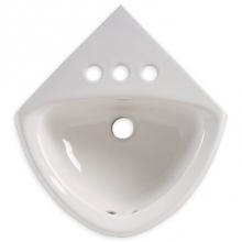 American Standard 0451021.020 - Corner Minette® Wall-Hung Sink With 4-Inch Centerset