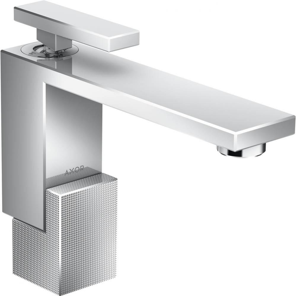 AXOR Edge Single-Hole Faucet 130 - Diamond Cut, 1.2 GPM in Chrome