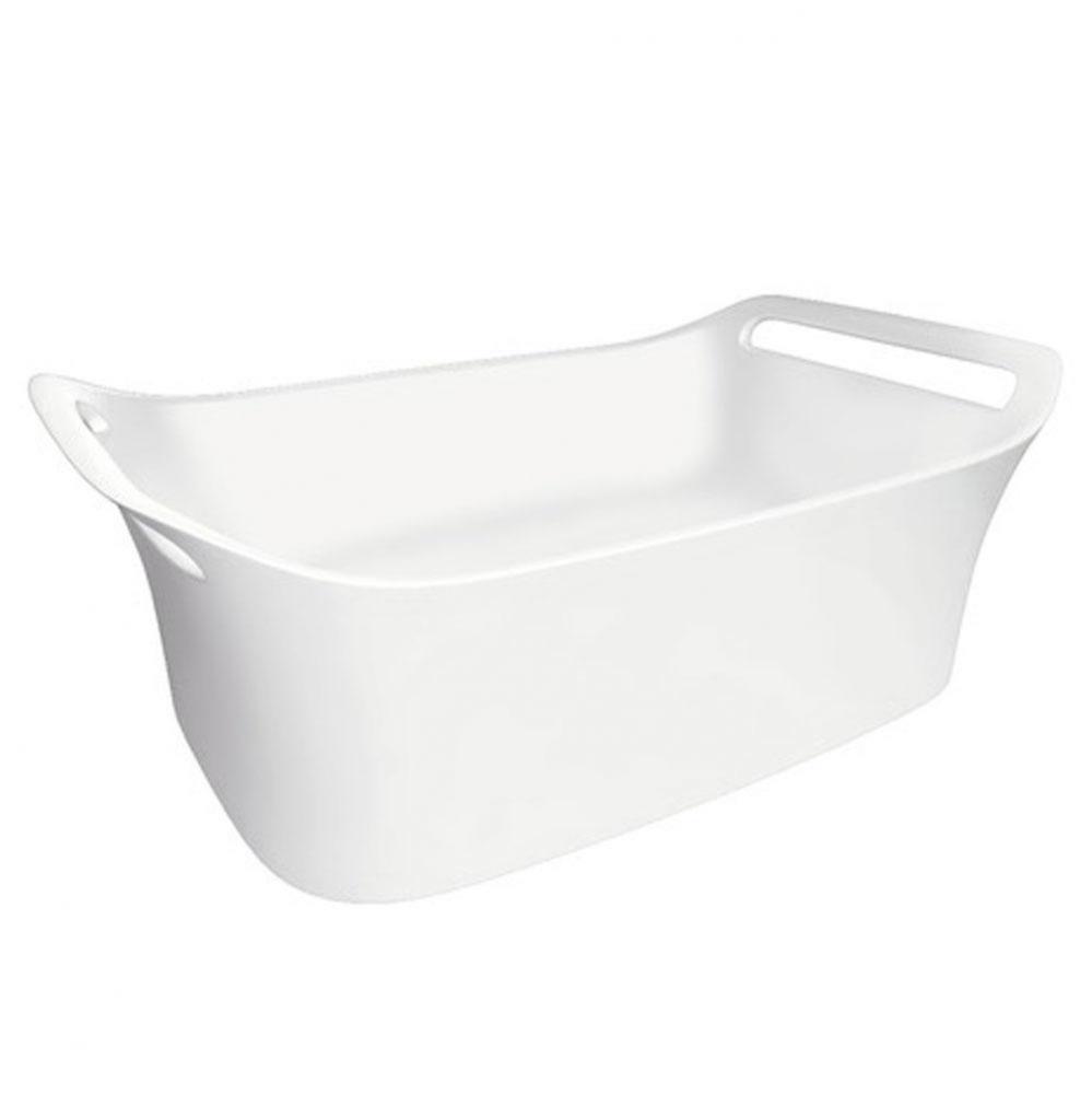 Urquiola Vessel Sink in Alpine White