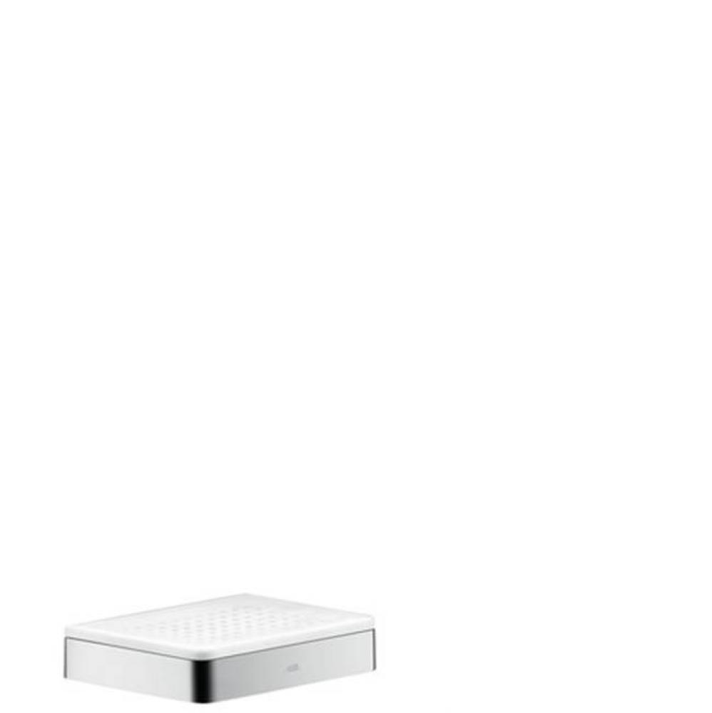 AXOR Universal SoftSquare Soap Dish in Chrome