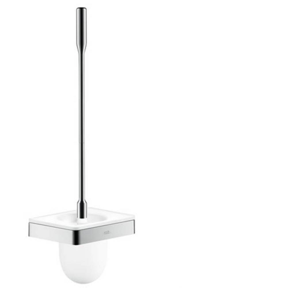 AXOR Universal SoftSquare Toilet Brush with Holder Wall-Mounted in Chrome