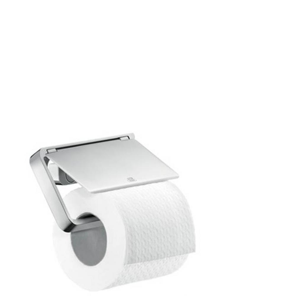 AXOR Universal SoftSquare Toilet Paper Holder with Cover in Chrome