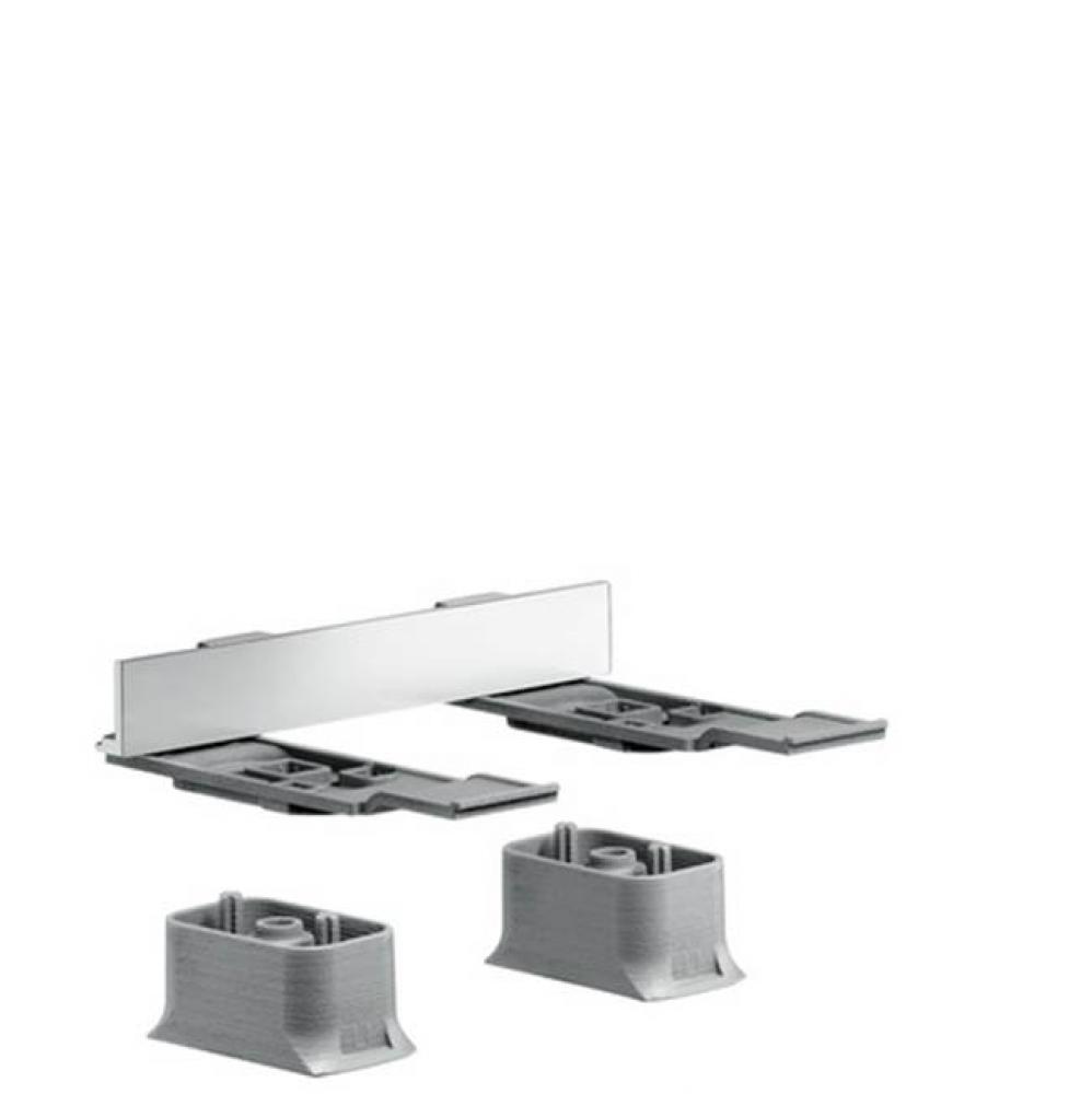 AXOR Universal SoftSquare Adapter Set in Chrome