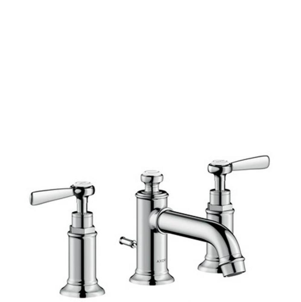 AXOR Montreux Widespread Faucet 30 with Lever Handles and Pop-Up Drain, 1.2 GPM in Chrome