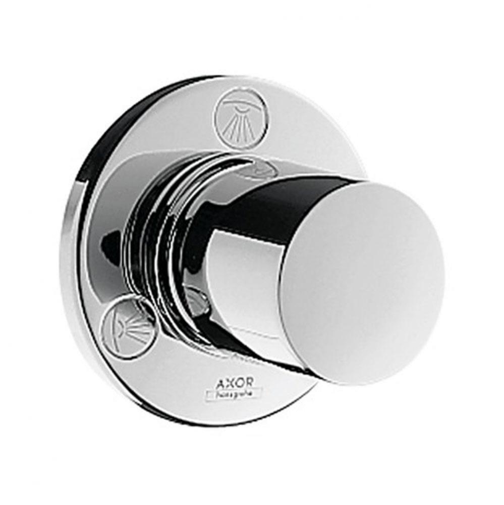 AXOR Uno Diverter Trim Trio/Quattro in Chrome