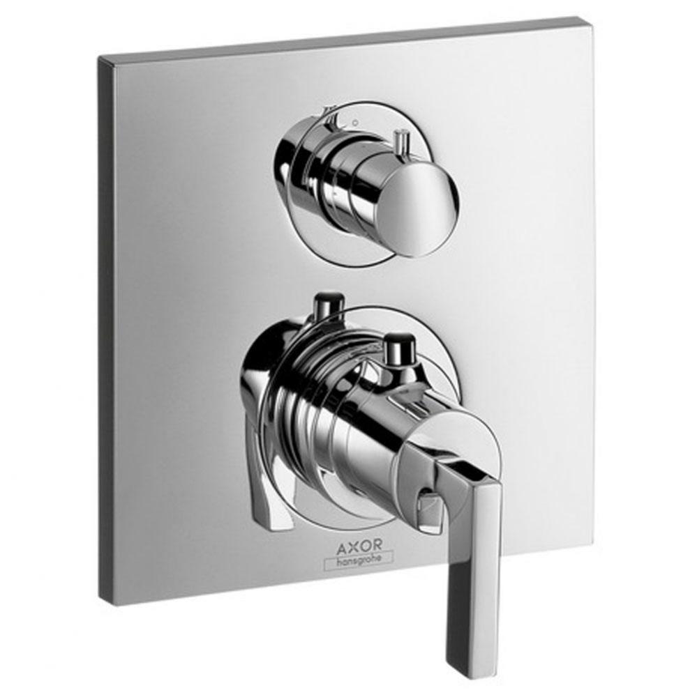 AXOR Citterio Thermostatic Trim with Volume Control in Chrome