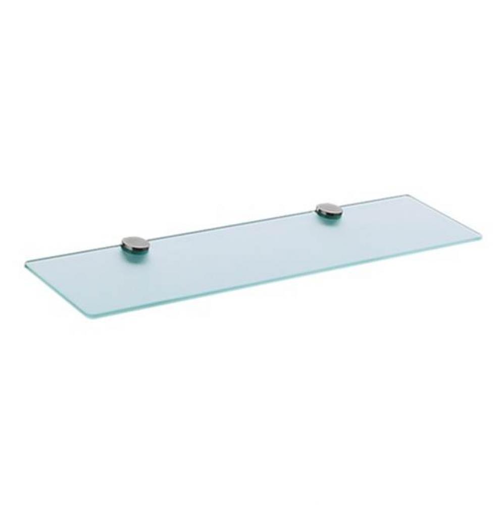 Uno Glass Shelf in Chrome