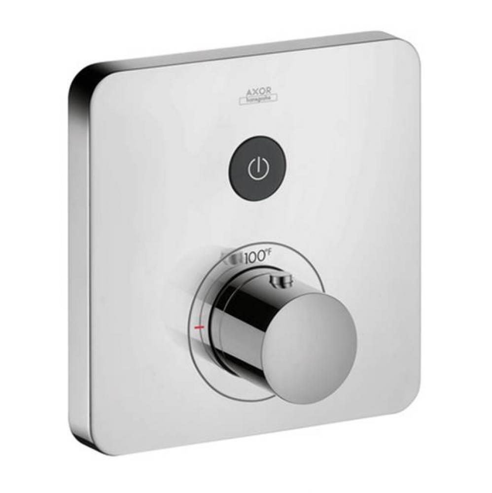 AXOR ShowerSelect Thermostatic Trim SoftCube for 1 Function in Chrome