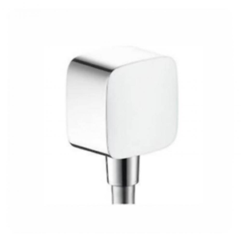 AXOR ShowerSolutions Wall Outlet SoftCube with Check Valves in Chrome