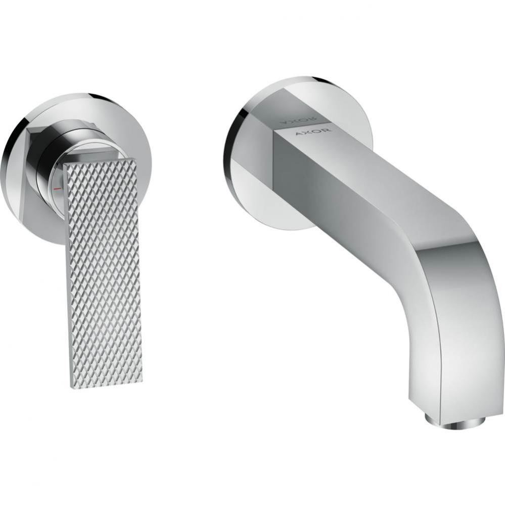 AXOR Citterio Wall-Mounted Single-Handle Faucet Trim- Rhombic Cut, 1.2 GPM in Chrome