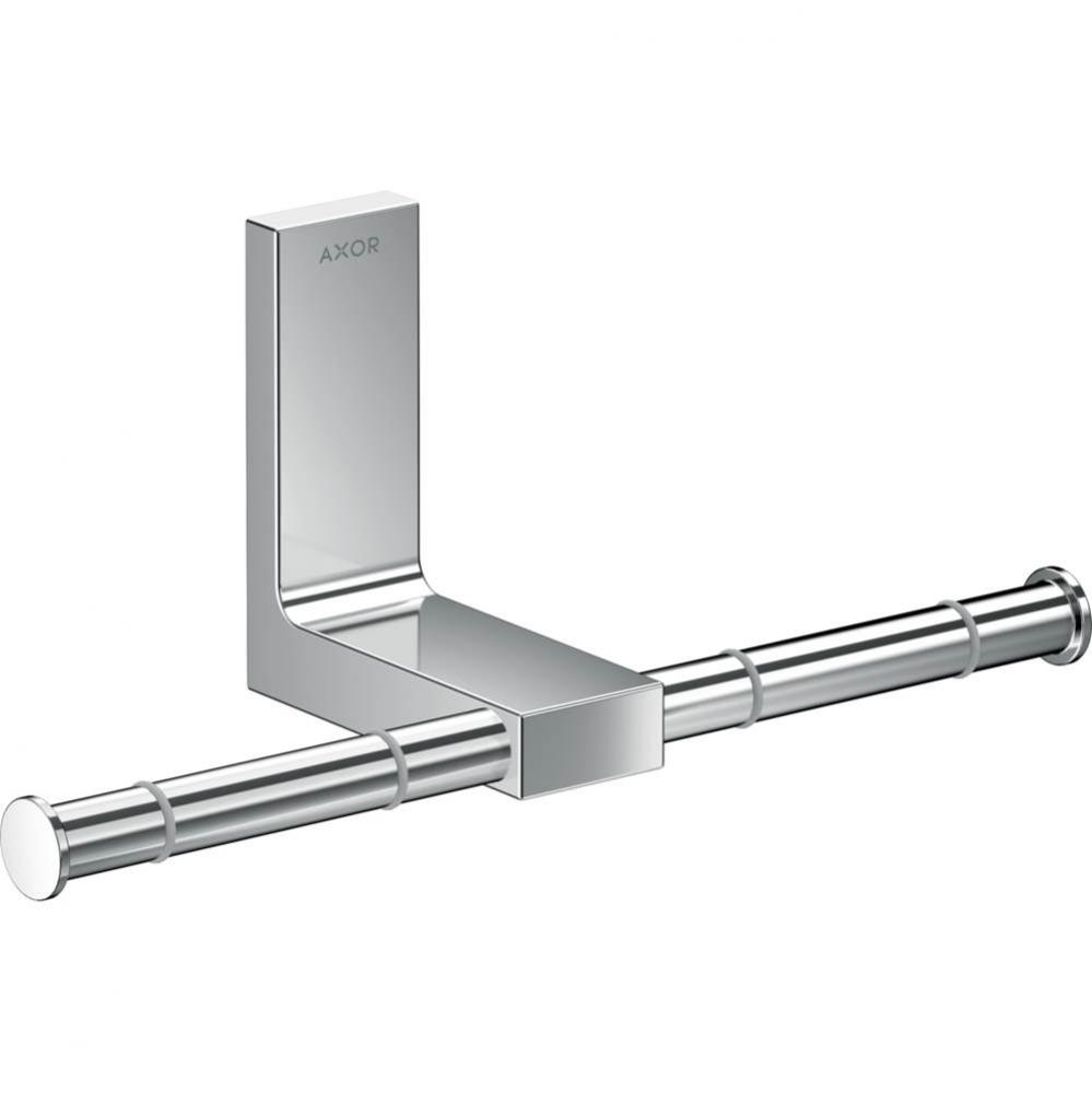 AXOR Universal Rectangular  Toilet Paper Holder Double in Chrome