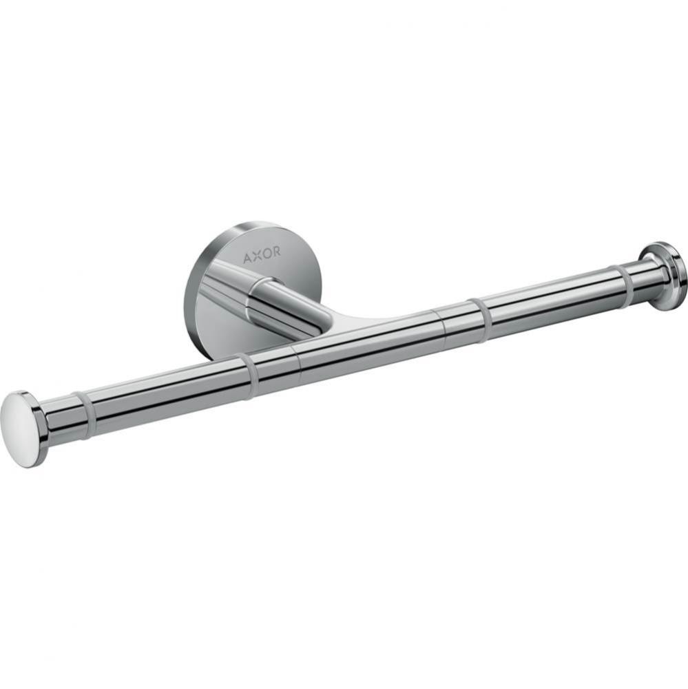 AXOR Universal Circular Double Toilet Paper Holder in Chrome