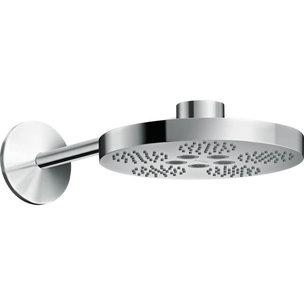 AXOR ONE Showerhead 280 2-Jet with Showerarm Trim, 1.75 GPM in Chrome