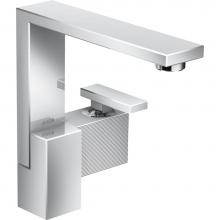 Axor 46021001 - AXOR Edge Single-Hole Faucet 190 - Diamond Cut, 1.2 GPM in Chrome