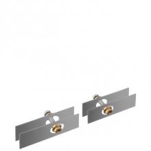 Axor 42841000 - AXOR Universal SoftSquare Mounting Set for Two-Sided Glass Installation in Chrome