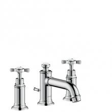 Axor 16536001 - AXOR Montreux Widespread Faucet 30 with Cross Handles and Pop-Up Drain, 1.2 GPM in Chrome