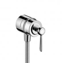 Axor 16883001 - AXOR Montreux Wall Outlet with Check Valves and Volume Control, Lever Handle in Chrome