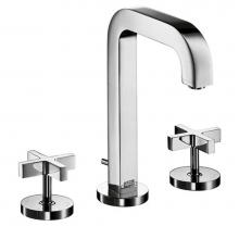 Axor 39133001 - AXOR Citterio Widespread Faucet 170 with Cross Handles and Pop-Up Drain, 1.2 GPM in Chrome