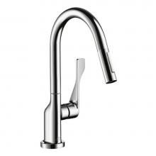 Axor 39836001 - AXOR Citterio Prep Kitchen Faucet 2-Spray Pull-Down, 1.75 GPM in Chrome