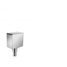 Axor 36732001 - AXOR ShowerSolutions Wall Outlet Square with Check Valves in Chrome