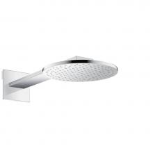 Axor 35296001 - AXOR ShowerSolutions Showerhead 250 2- Jet with Showerarm Trim, 2.5 GPM in Chrome