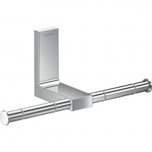 Axor 42657000 - AXOR Universal Rectangular  Toilet Paper Holder Double in Chrome