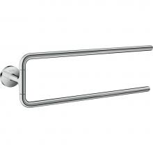 Axor 42822000 - AXOR Universal Circular Double Towel Bar, 20'' in Chrome