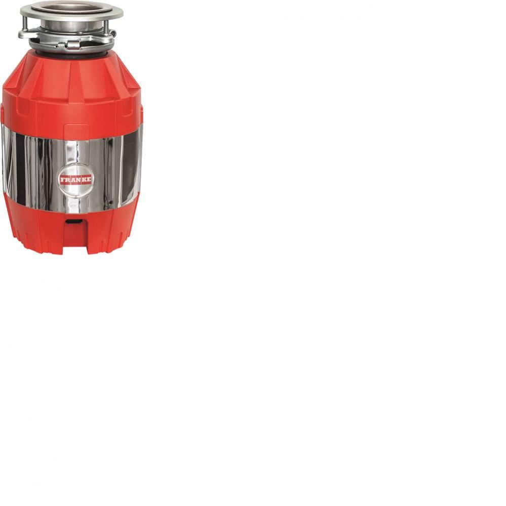 1/2 Horse Power Quiet Continuous Feed Waste Disposer Torque Master 2600 RPM Jam-Resistant DC Motor