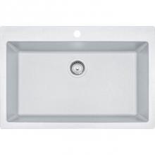 Franke DIG61091-PWT - Granite Polar White Lge Sgl Bowl