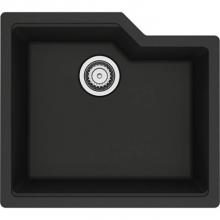 Franke UBG110-20MBK - Urban Granite Sgl Bowl Matte Black