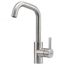 Franke KUB-BR-304 - Kubus Single Handle Kitchen Prep/Bar Faucet in Stainless Steel, KUB-BR-304