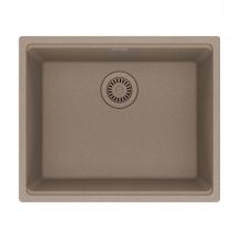 Franke MAG11020-OYS - Franke Maris Undermount 21.7-in x 17.8-in Fragranite Single Bowl Kitchen Sink in Oyster