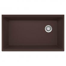 Franke MAG11031OW-MOC-S - Maris Undermount 33-in x 19.31-in Granite Single Bowl Kitchen Sink in Mocha