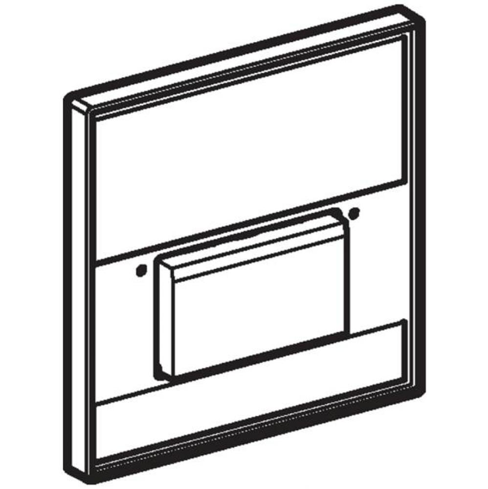 Actuator plate type 50 for Geberit urinal flush control with pneumatic flush actuation