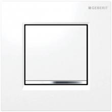 Geberit 116.017.KJ.1 - Geberit urinal flush control with pneumatic flush actuation, actuator plate type 30: white / brigh