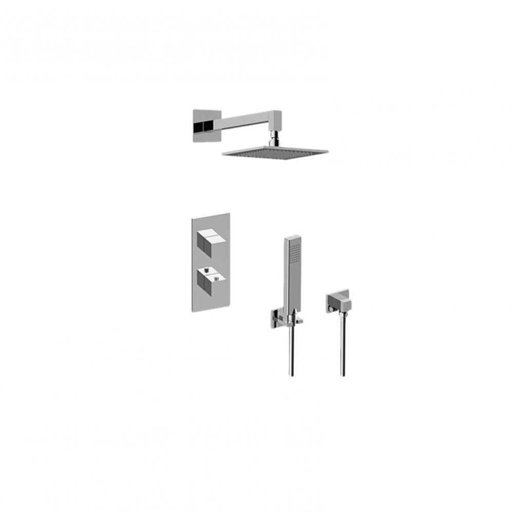 M-Series Thermostatic Shower System - Shower with Handshower (Trim Only)