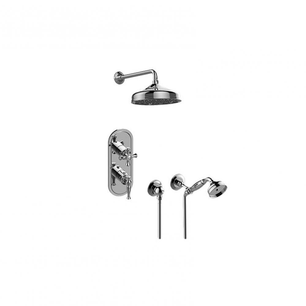 M-Series Thermostatic Shower System - Shower with Handshower (Trim Only)