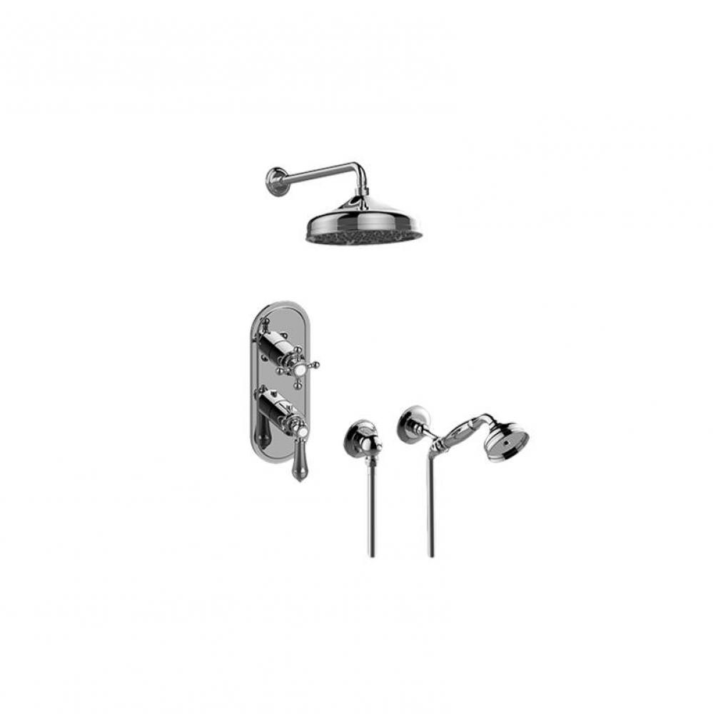 M-Series Thermostatic Shower System - Shower with Handshower (Trim Only)