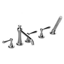 Graff G-6951-LM48B-PC - Camden Roman Tub Set w/Handshower w/Lever Handle (Rough and Trim)