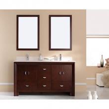 Tidal Bath KDOC-616100-QA - Kodo 61'' double-sink vanity set