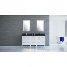 Tidal Bath SYDC-613100-QG - Sydney 61'' double-sink vanity set