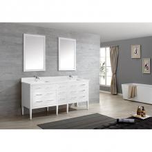 Tidal Bath SYDC-733000-QA - Sydney 73'' double-sink vanity set