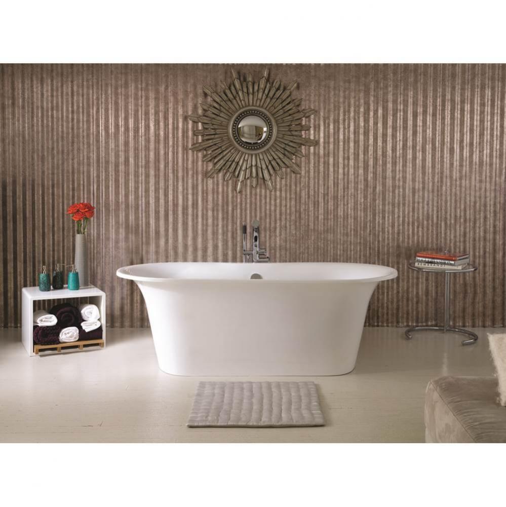 Monaco one piece freestanding tub with